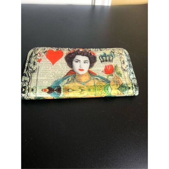 KHAADI, Clutch, Zip around Wallet Multicolored  Colorful - Picture 1 of 11